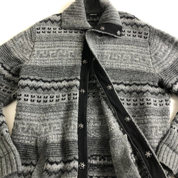 Liz Claiborne Size 2XL Sweater Wool Blend Cardigan Jacket Full Zip Snap Button - Picture 2 of 6